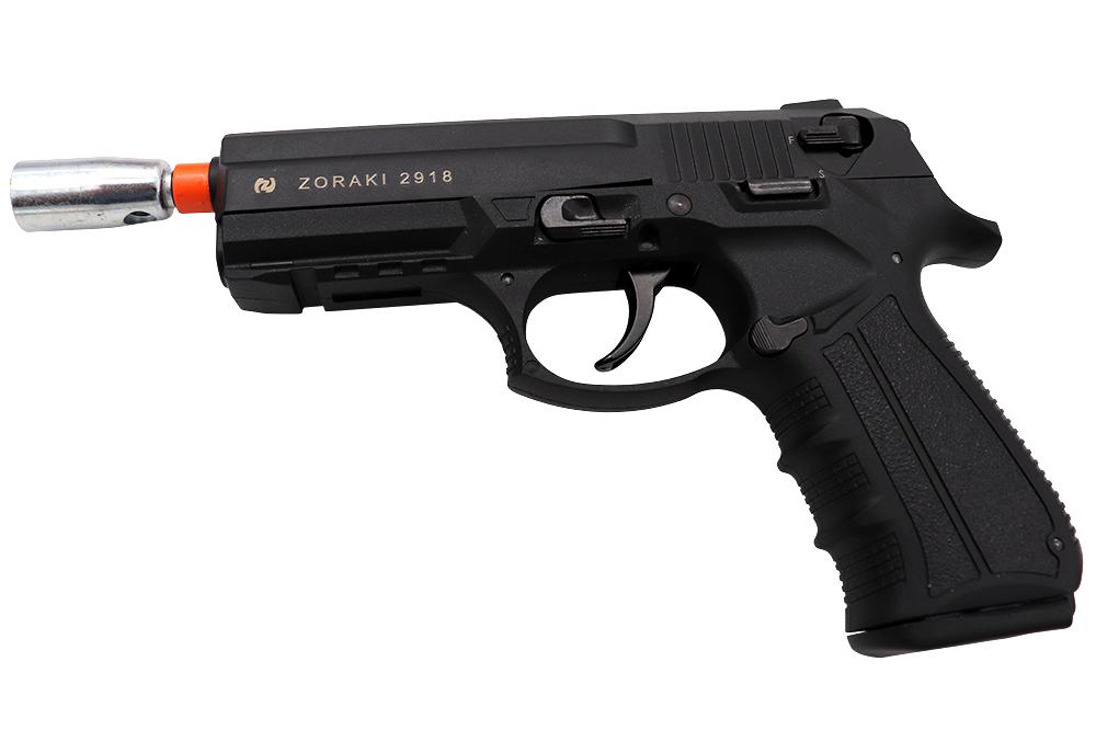 ZORAKI 2918 GAS & SIGNAL, BLANK PISTOL, BLACK