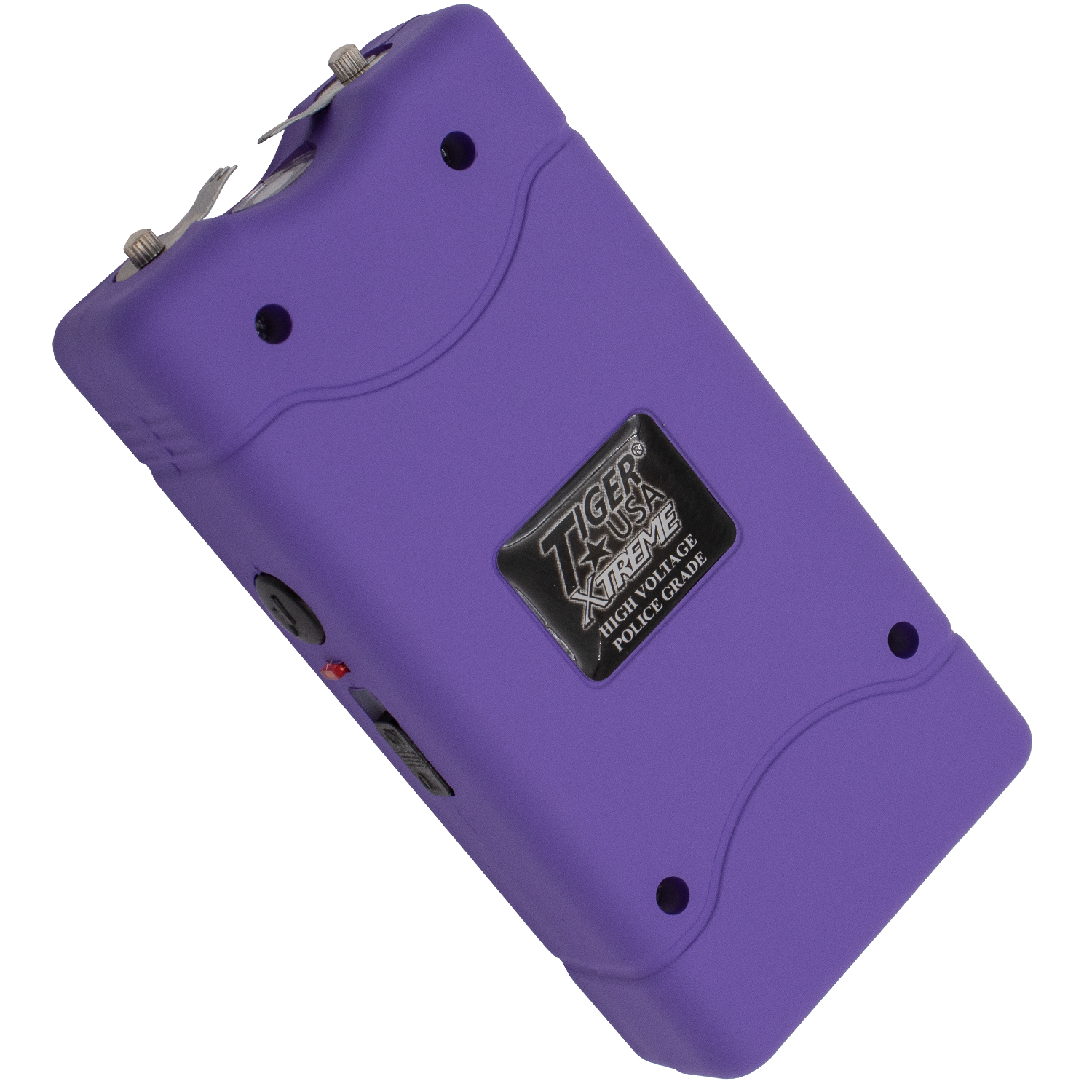 96 Mill Purple Rechargeable Stun Gun and Flash Light