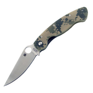 Military Model,Digital Camo G-10 Handle, Plain, C36GPCMO