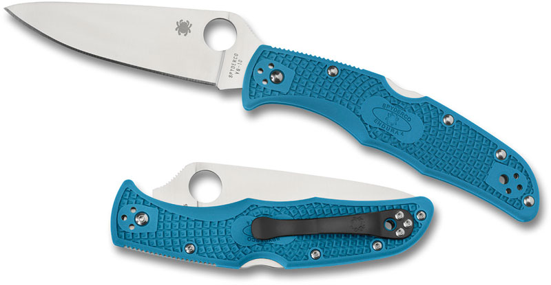 Endura 4, Blue FRN Handle, Plain,  C10FPBL