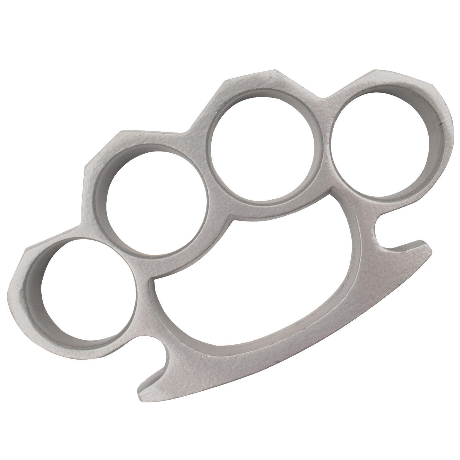 Large Chrome Brass Knuckles