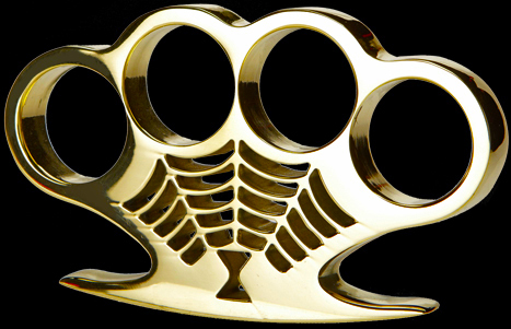 American Made Black Widow Brass Knuckles