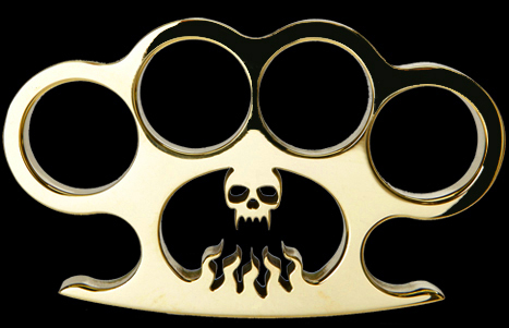 American Made Hellfire Brass Knuckles