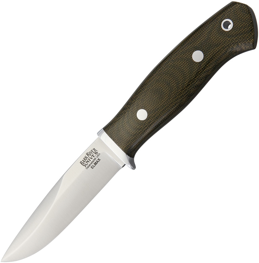 Bark River BA044MGC Snowy River Green Micarta Knife