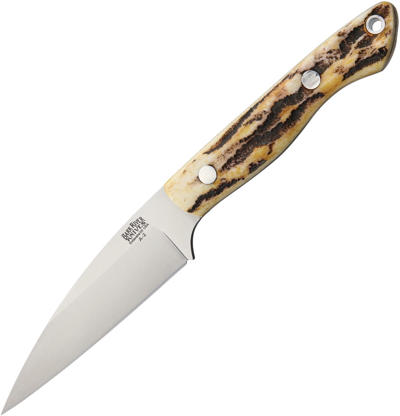 Bark River BA09011BAS Mini Bush Seax Stag Bone Knife