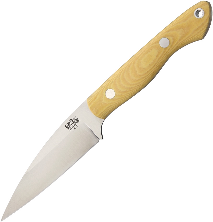 Bark River BA09011MAI Mini Bush Seax Ivory Micarta Knife