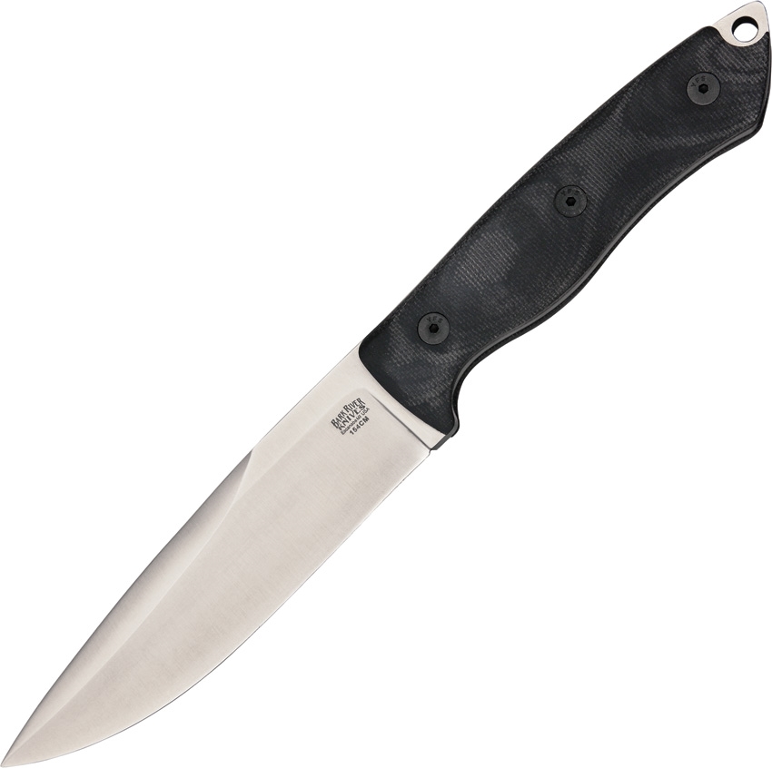 Bark River BA165MBC STS 5 Black Canvas Knife