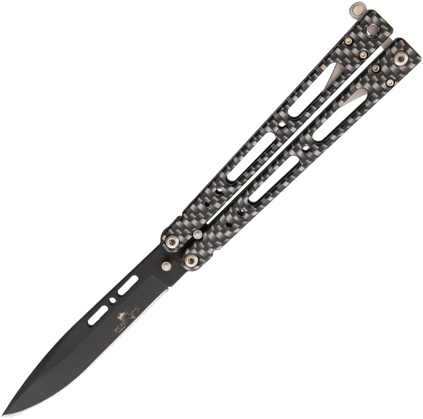 Bear Ops 35017 Bear Song IV Black Butterfly Knife