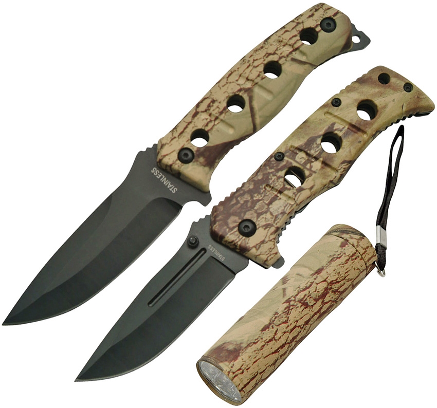 China Made CN211202 Camo Hunter Set Knives