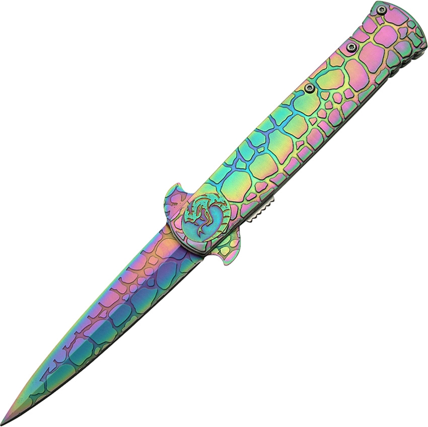 China Made CN300344RB Steel Cobra Linerlock Knife