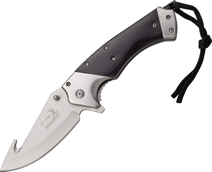 Elk Ridge ERA007BK Guthook Linerlock A/O Knife