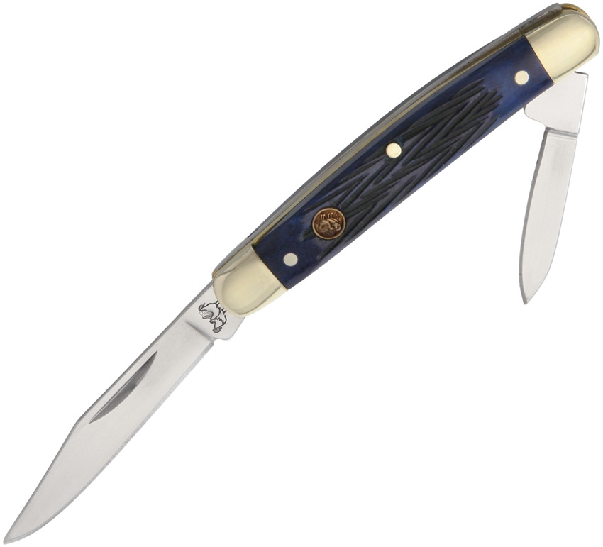 Hen and Rooster HR302BLPB Blue Pick Bone Pen Knife