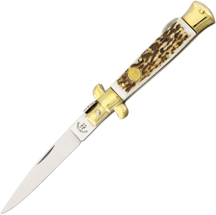 Kissing Crane KC46S Stiletto Stag Knife