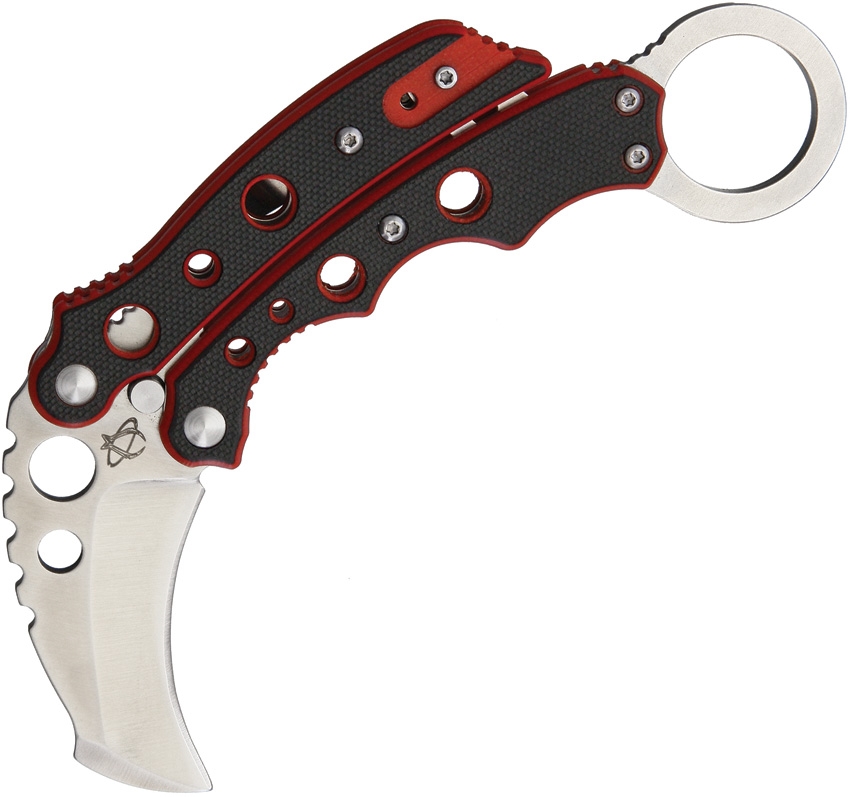 Mantis MANMK4R Vuja De Karambit Knife, Red