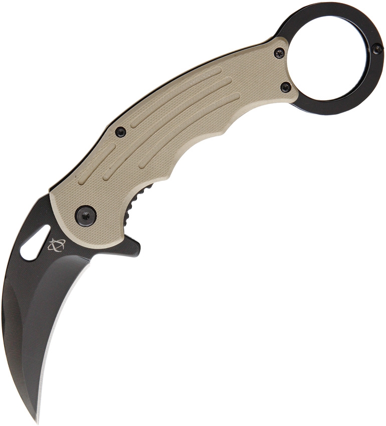 Mantis MANMK5T Karambit Linerlock Desert A/O Knife