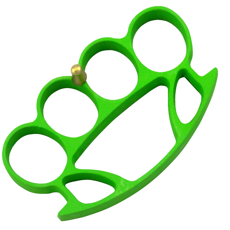 Thug Brass Knuckles, Green, Medium