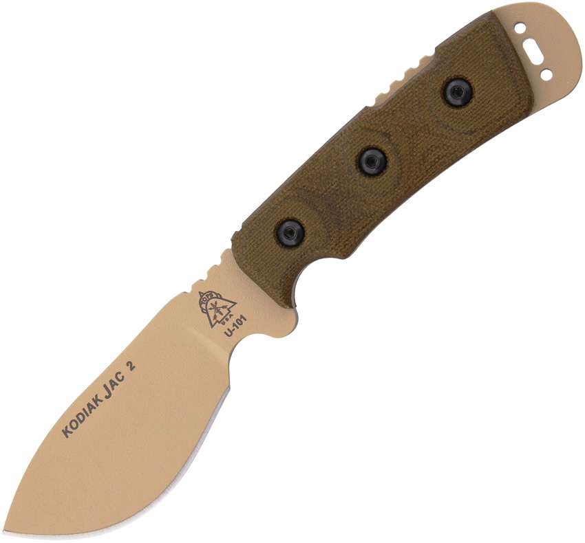 TOPS KJAC02 Kodiak Jac Coyote Tan Knife